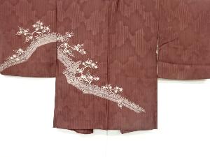 リサイクル　垣根に楓模様絵羽織